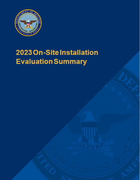 2023 On-Site Installation Evaluation Summary